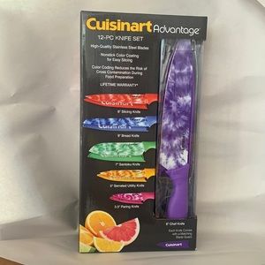 Cuisinart Tie Die Knife Set - Never Used!